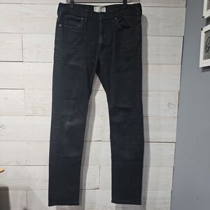 Everlane Black Jeans Men's Slim Fit Tapered Leg Denim Pants Size 31 x 32
